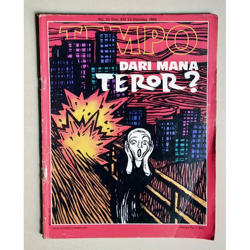 Majalah Tempo Lama 13 Oktober 1984 : Teror Bom Peristiwa BCA - LB Moerdani Meninjau - Selingan Einst