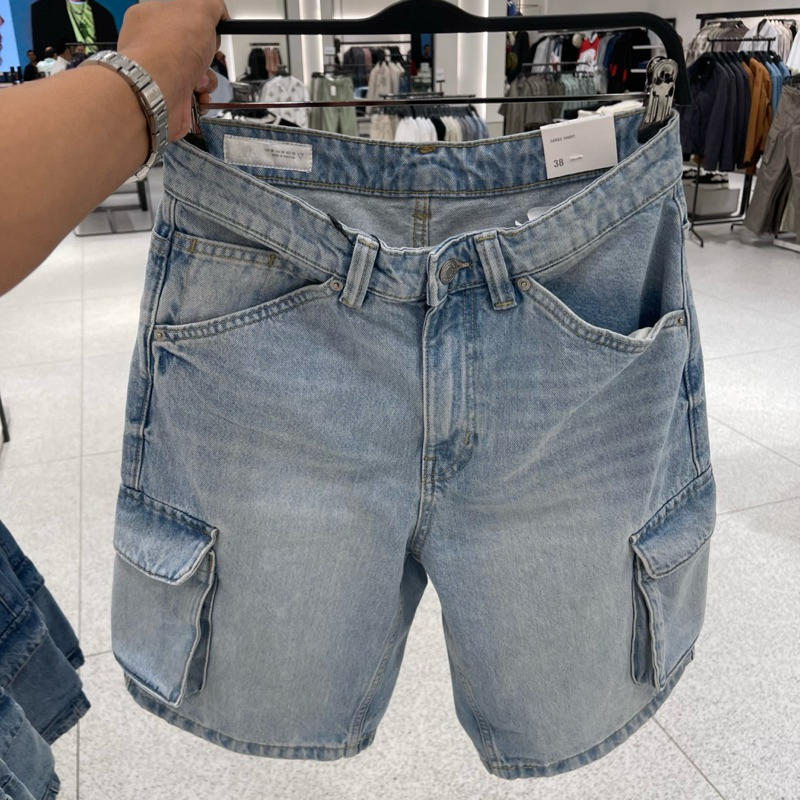 Bermuda Denim Cargo ZARA MEN Jastip (jasa titip)