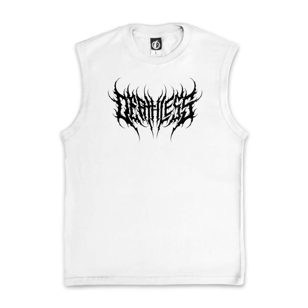 DEATHLESS KAOS SINGLET | SL LABART | PUTIH | TANKTOP | SINGLET SERIES