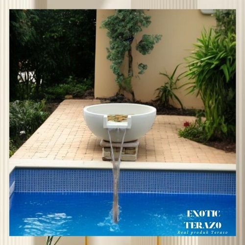 Air Mancur Kolam Terazzo Minimalis