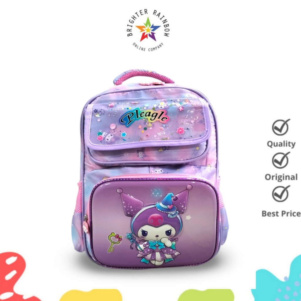TAS POLO EAGLE 1691 RANSEL ANAK SEKOLAH  TK/SD PEREMPUAN KARAKTER