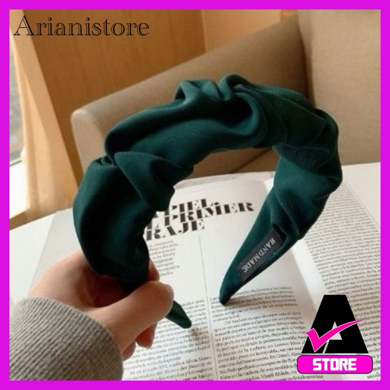 BANDO WANITA LEBAR / BANDANA KAIN SIMPUL