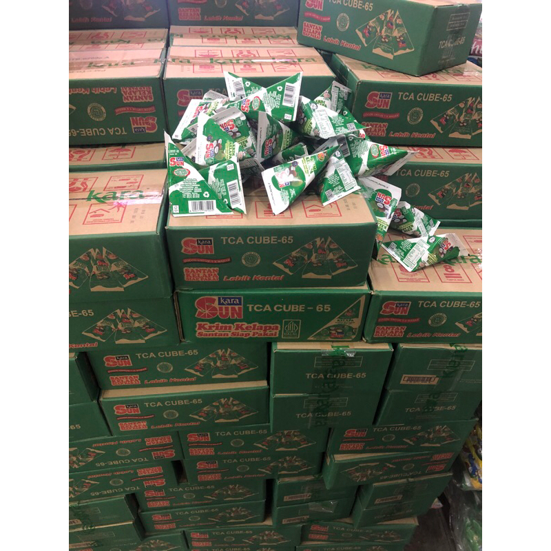 

Sun Kara santan kelapa instan siap pakai 1 dus 36 pcs|65 ml