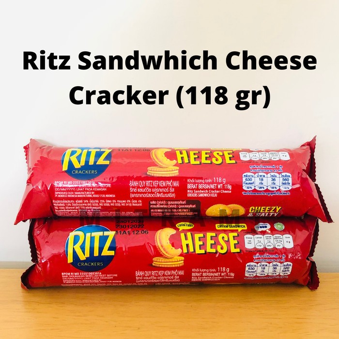 

RITZ SANDWHICH CRACKER (91 GR)/BISKUIT KEJU/BISKUIT COKELAT