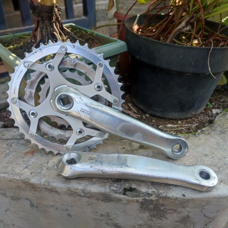 crankset shimano deore xt fc-m739 mtb gravel commuter road bike