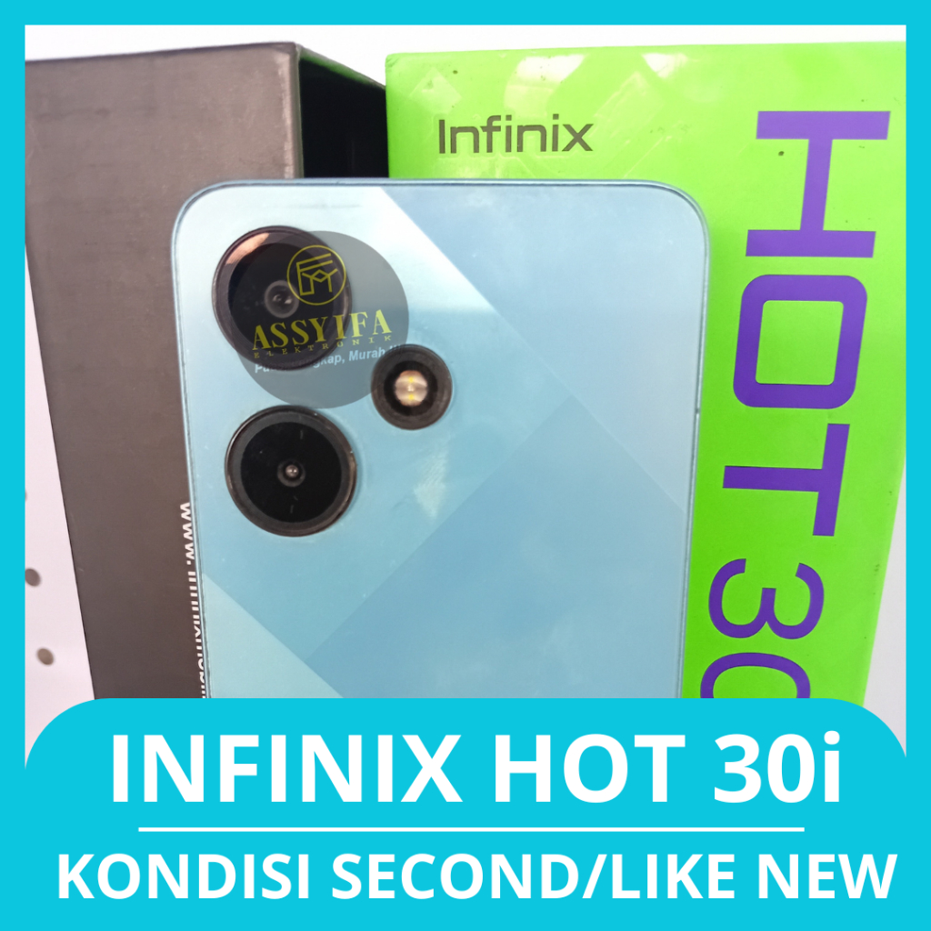 Infinix HOT 30i/HandPhone Infinix HOT 30i/RAM 8/128 GB/Bekas/Second/Like New