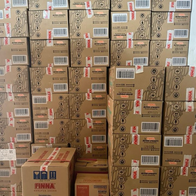 

pink Finna KERUPUK UDANG 1 Box isi 120 pcs