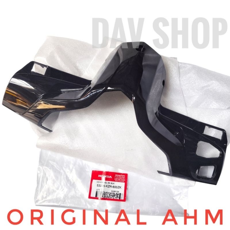 COVER SPEEDOMETER/BATOK STANG STIR BELAKANG HONDA VARIO TECHNO 125FI OLD BOHLAMP NON ISS HITAM ORIGI