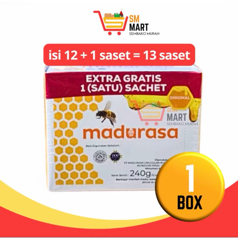 

[1 BOX] MADURASA 1 BOX ISI 13 SASET MADURASA SACHET