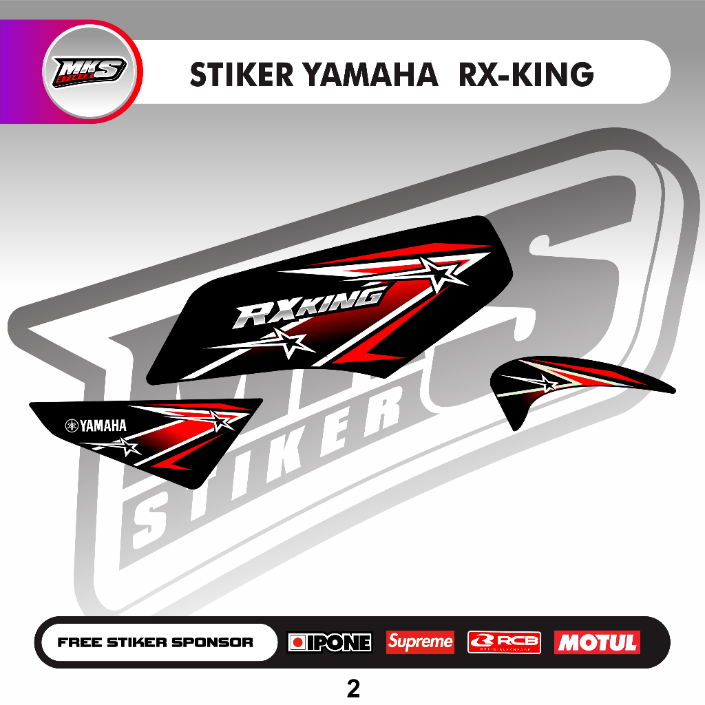 STIKER RX-KING, STRIPING RX-KING, DECAL RX-KING