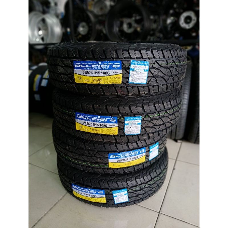 Ban mobil ukuran 215 75 r15 Accelera at produksi terbaru ragi semi kasar ukuran 215/75 r15 AT
