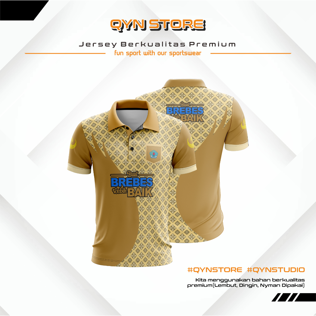 Kaos olahraga Brebes, Batik Brebes, Jersey Brebes, Kaos olahraga Brebesan