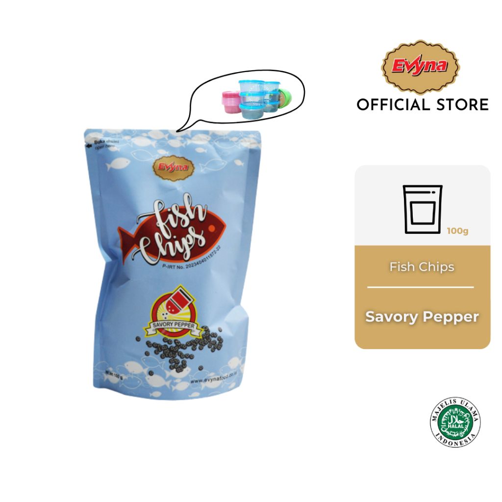 

Evyna Food Fish Chips Savory Pepper
