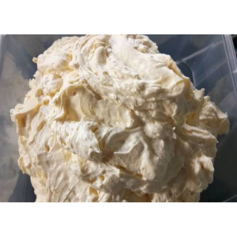 

butter cream vanilla jitu 1 kg manis lembut wangi topping segala kue