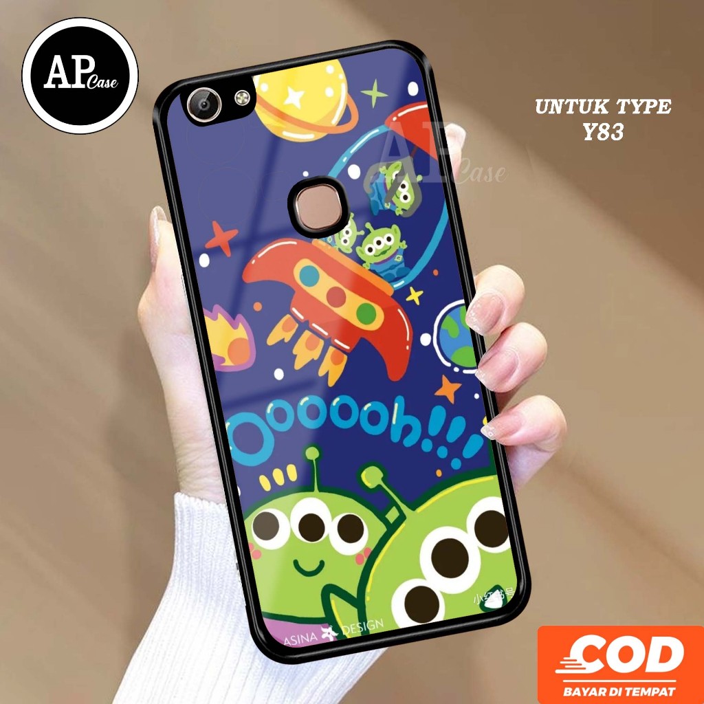 Case VIVO Y83 (MOTIF alien) Ap Case Terbaru softcase dan hardcase glossy - Custom Case - Casing - Ko