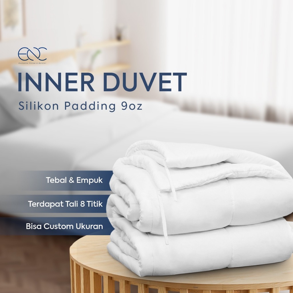 Duvet Set Hotel Putih / Inner Duvet Cover Duvet / Quilt cover insert / isian bedcover / sarung selim