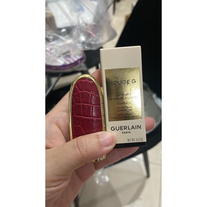 guerlain rouge case only / case + lipstick engrave name