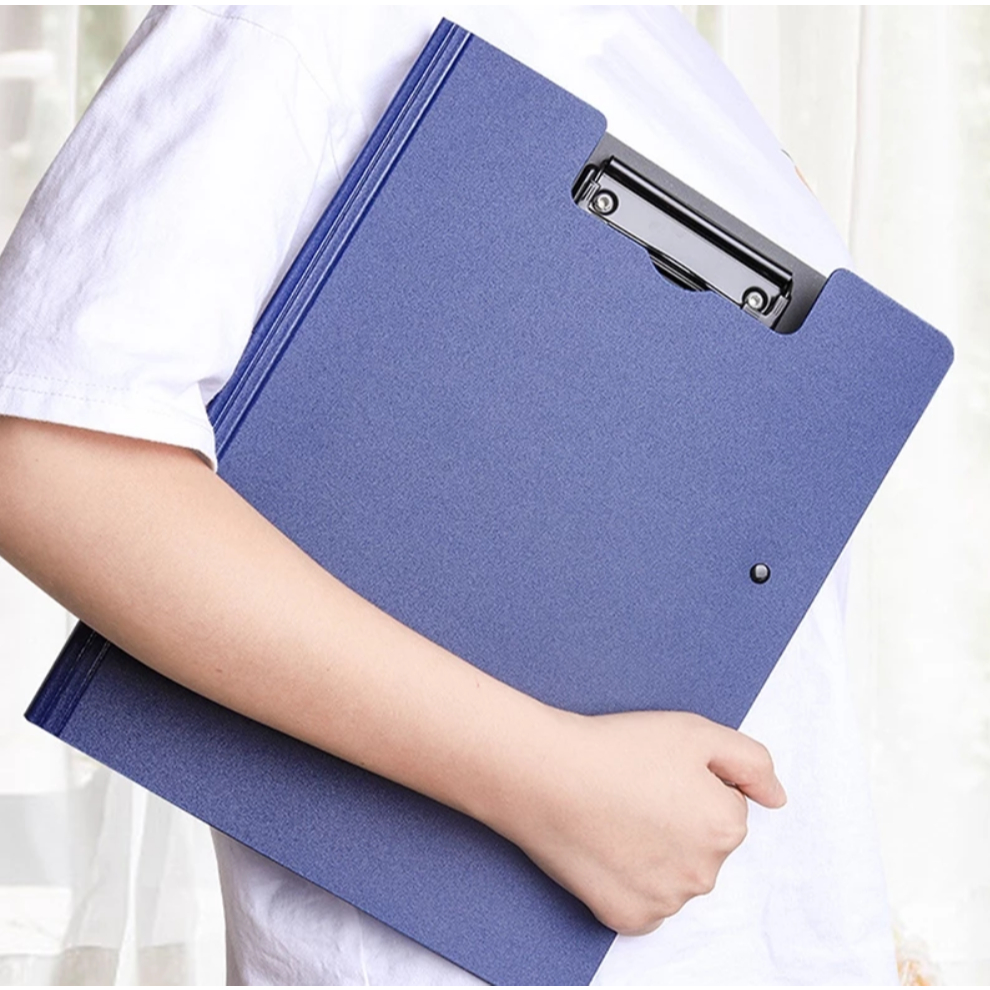 

Papan Jalan 2 in 1 Clipboard Aesthetic Papan Ujian Ukuran Kertas A4 / Papan Dokumen Penjepit Ganda