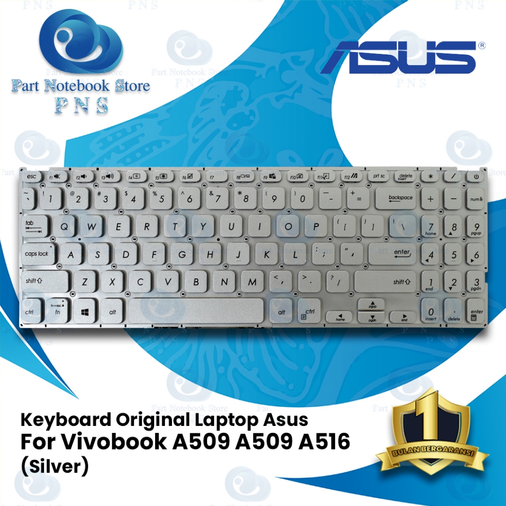 Keyboard Laptop Original Laptop Asus Vivobook 15 A509 A516 (Silver)