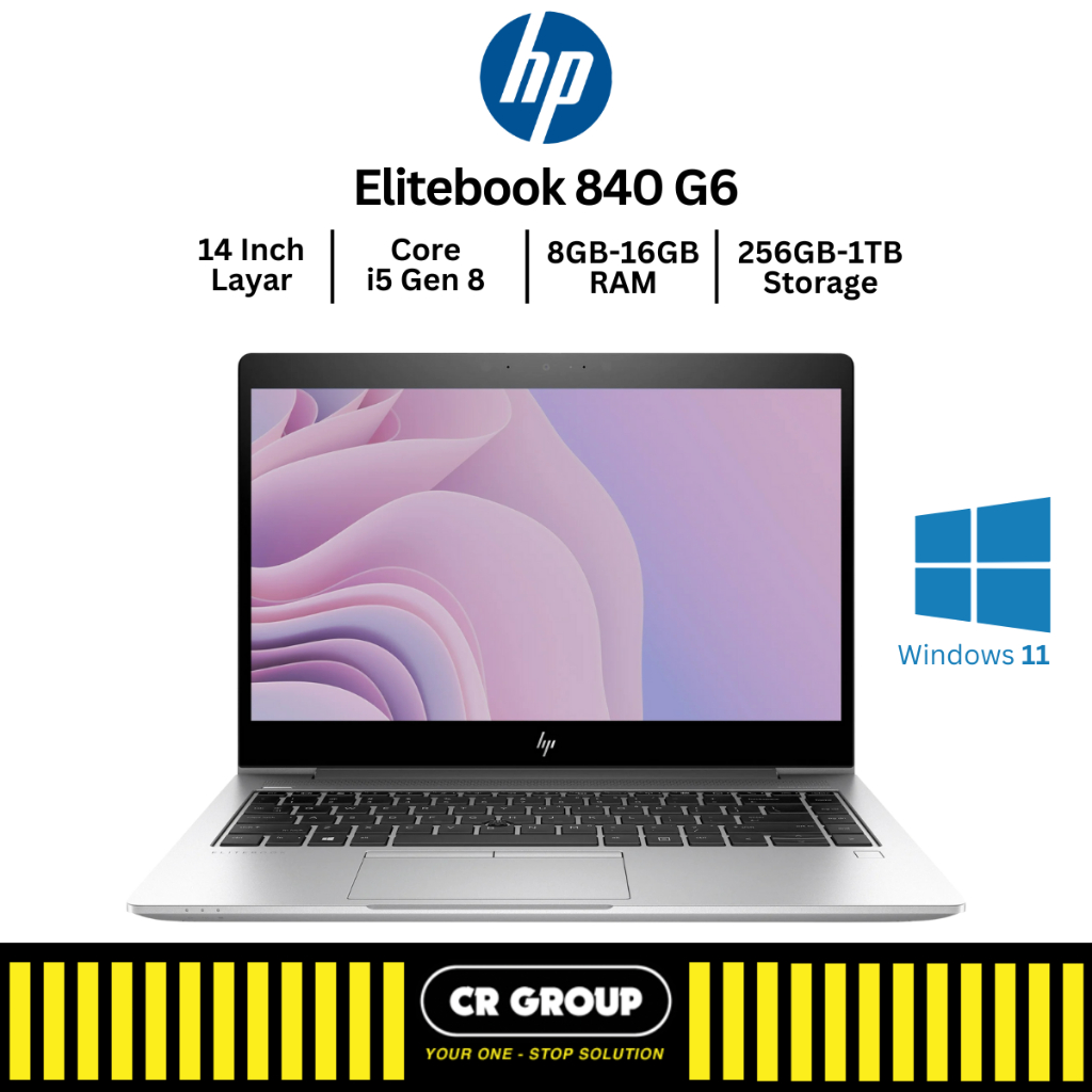 Laptop HP Elitebook 840 G6 - Intel Core i5/i7 Gen 8th - Ram 8GB/16GB - Storage 512GB/1TB 14" Inch FH