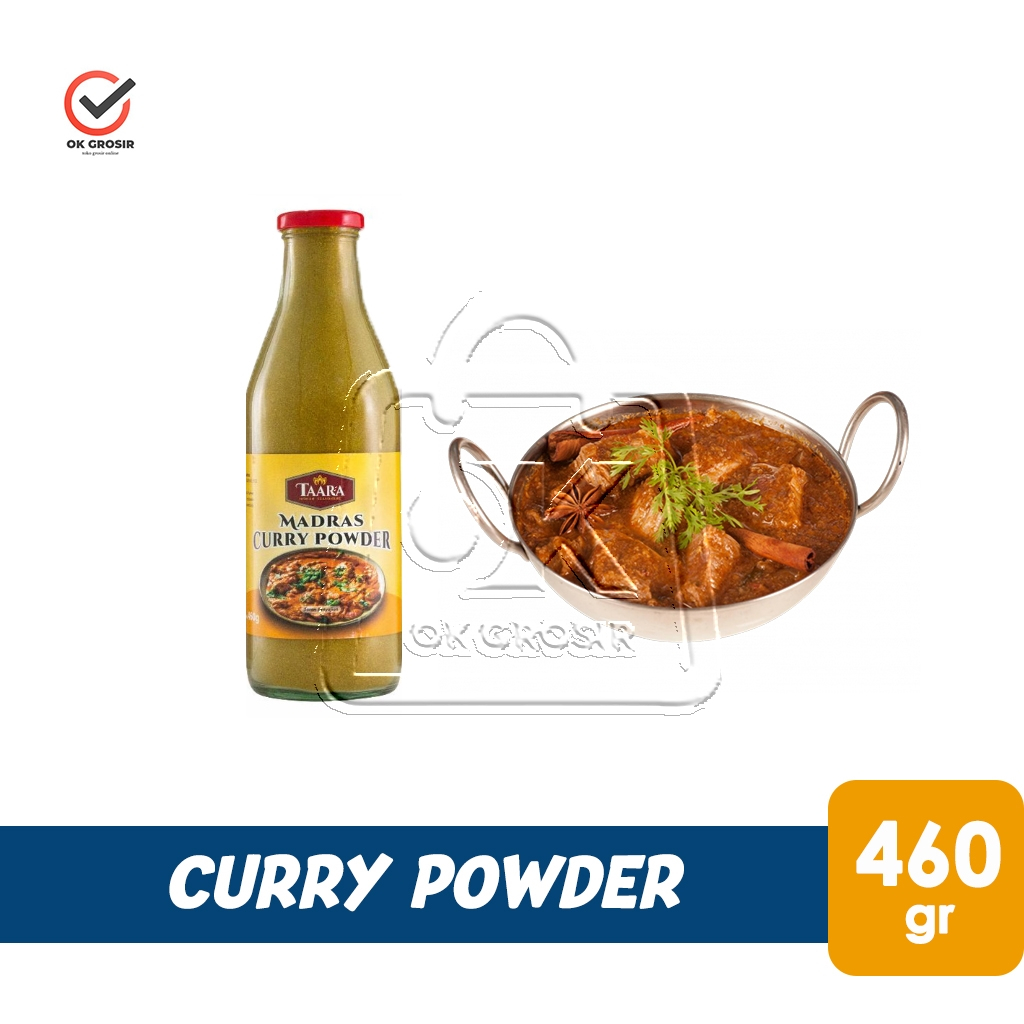 

Curry Powder Madras TAARA Bubuk Kari India (Botol 460g)