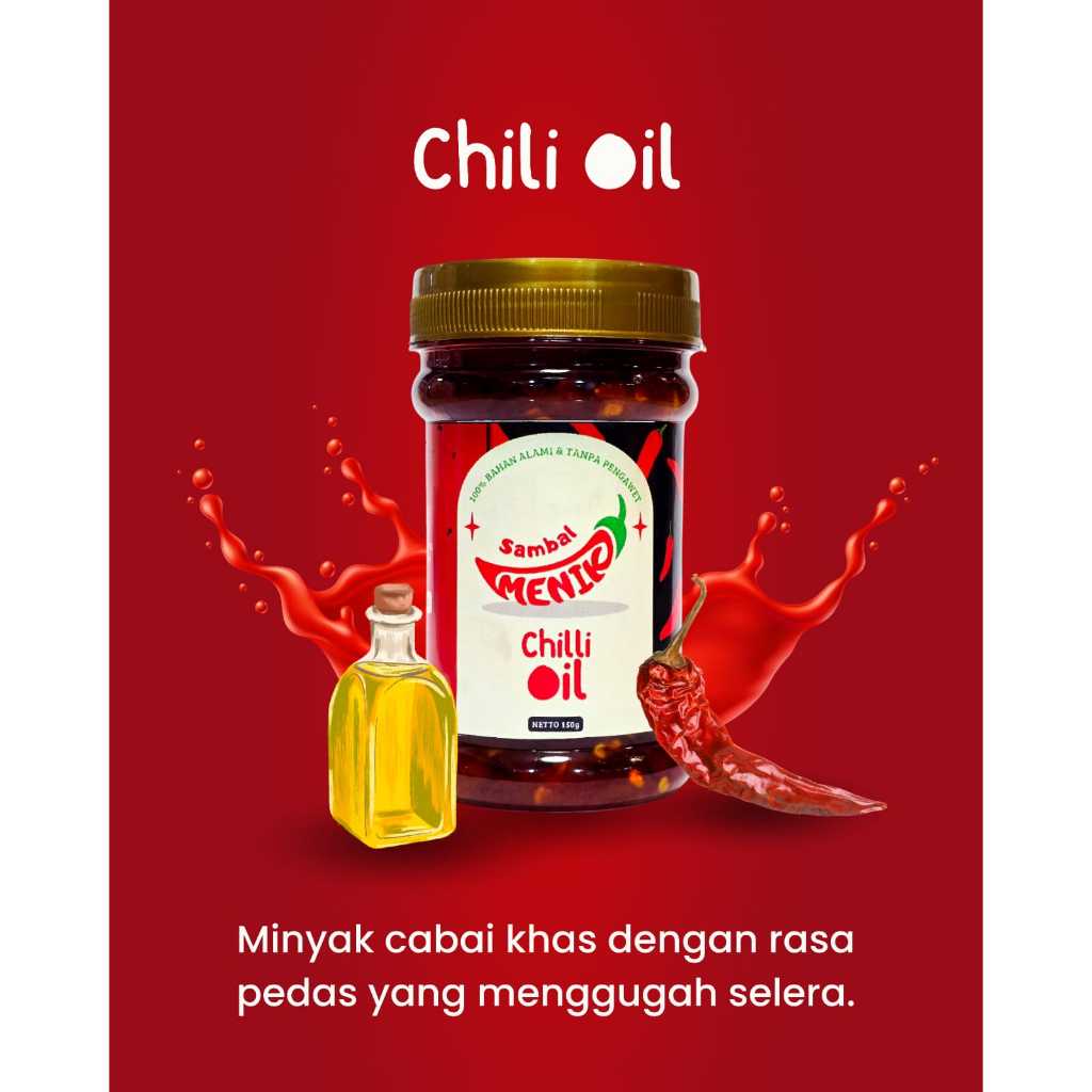 

Menik Sambal - Chili oil 150gr
