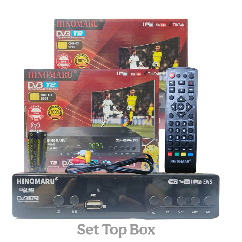 SET TOP BOX DVB-T2 BISA WIFI YOUTUBE TIKTOK / STB DVB-T2 RECIEVER TV DIGITAL / STB DIGITAL HINOMARU