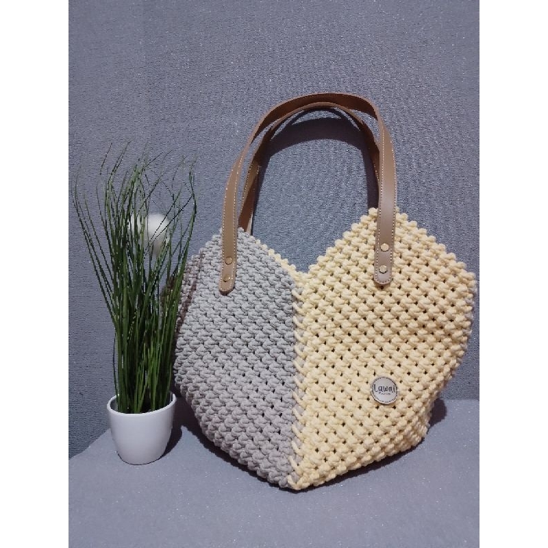MEVA Macrame Tote Bag