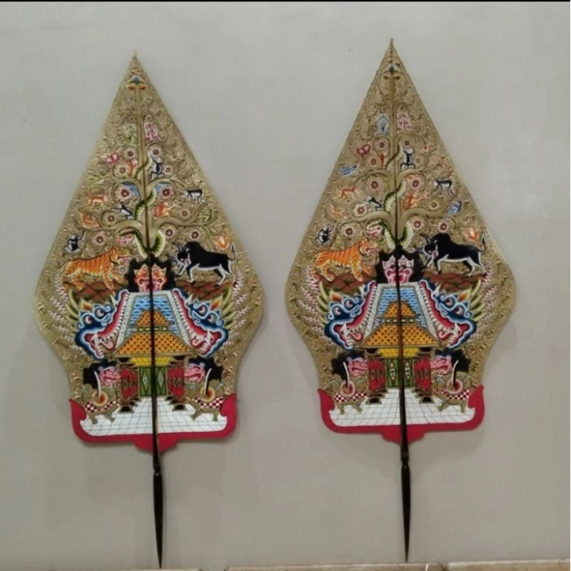 WAYANG KULIT GUNUNGAN YOGYAKARTA dan kawan kawan. (kualitas I).