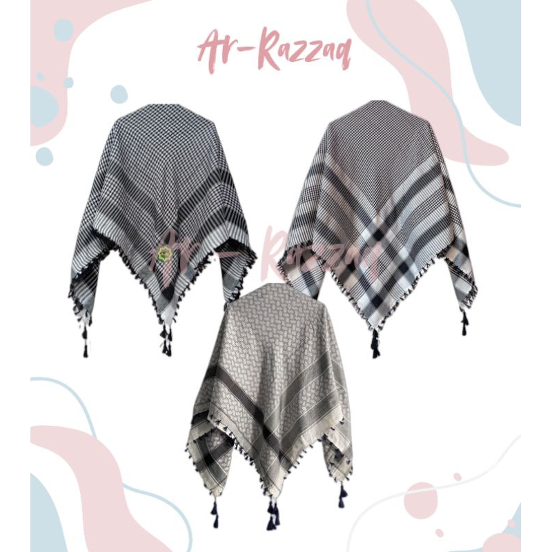 SORBAN / SORBAN PALESTINA / SORBAN ARAB / SORBAN DEWASA / SORBAN LAKI LAKI / SORBAN KUNCIR