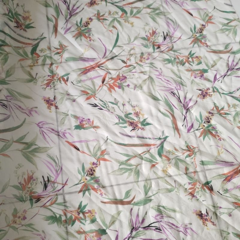 kain organza motif - kain organza motif - bahan antik - kain pesta - kain dress motif - kain organdi