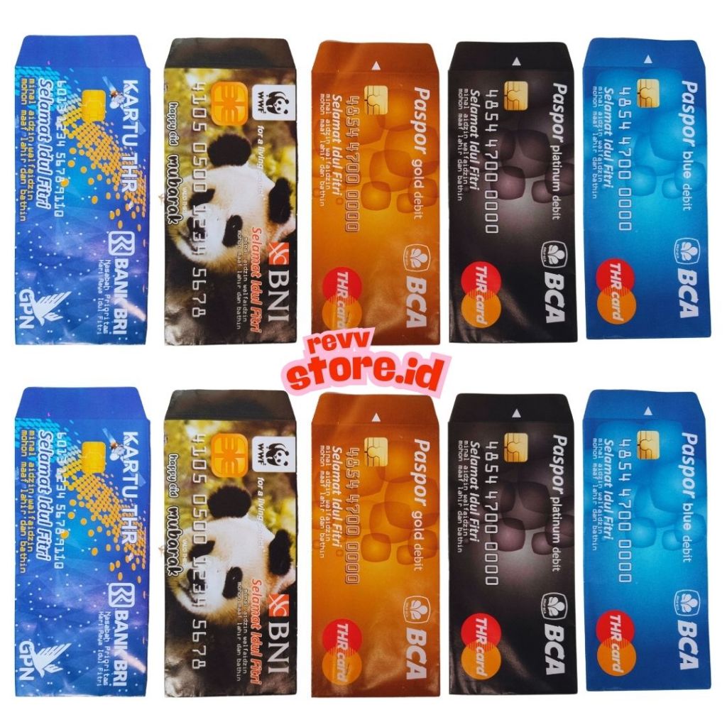 

(12 pcs) Amplop Lebaran Jumbo Motif Atm 2025