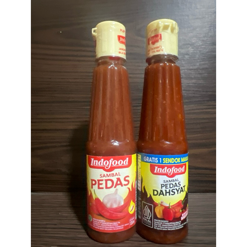 

indofood sambal pedas/sambal pedas Dahsyat 135ml