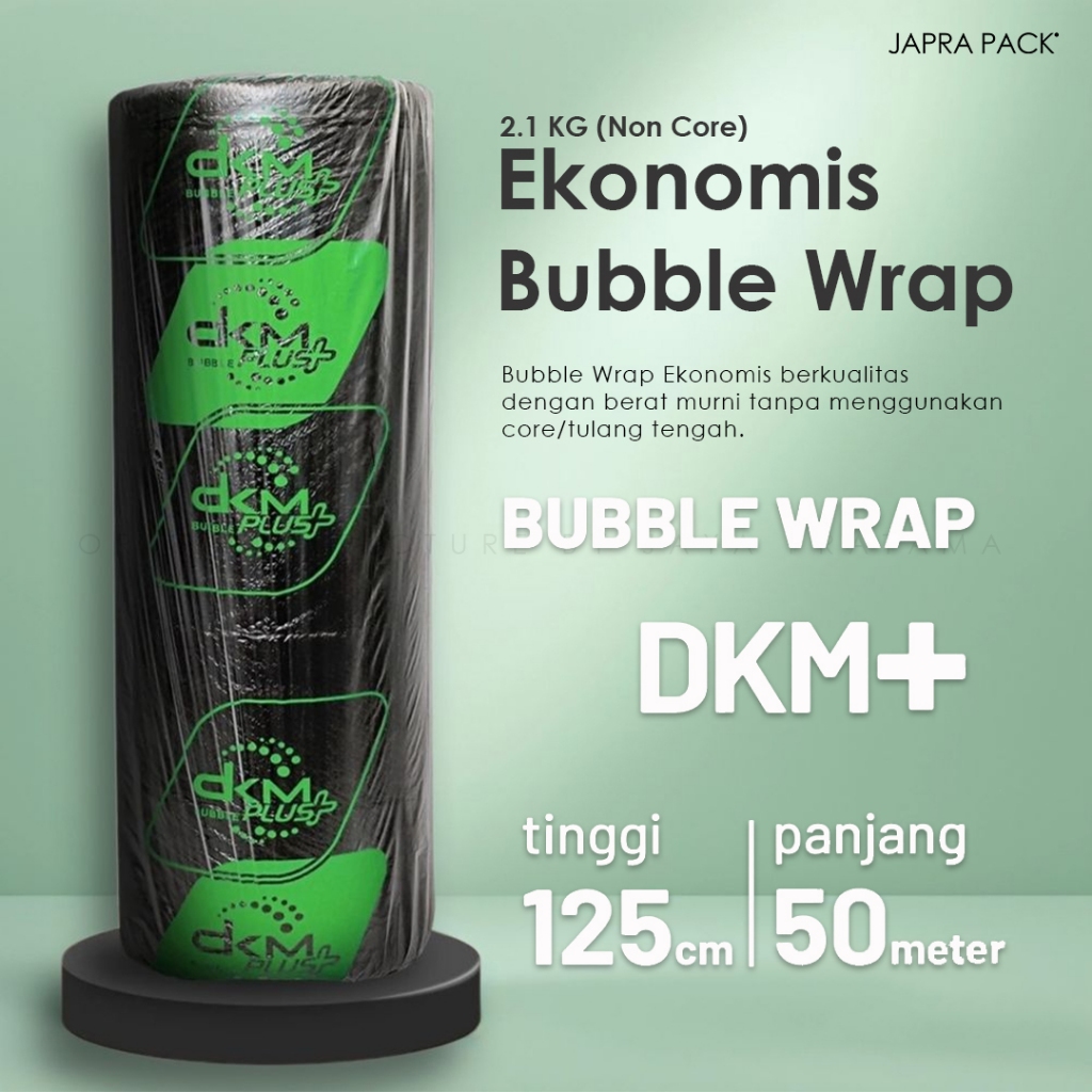 

KHUSUS GOSEND INSTANT | BUBBLE WRAP DKMPLUS EKONOMIS HITAM 2.1KG NON CORE