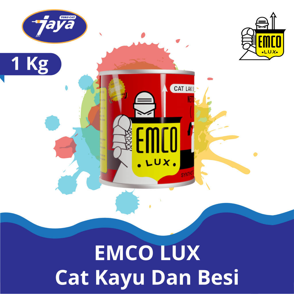 CAT KAYU DAN BESI EMCO LUX 1KG