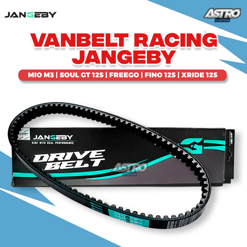 Vanbelt Jangeby Mio M3 Z Soul GT Fino X-Ride 125 Freego Nmax 155 Aerox 155 Lexi 125 VBelt CVT Racing