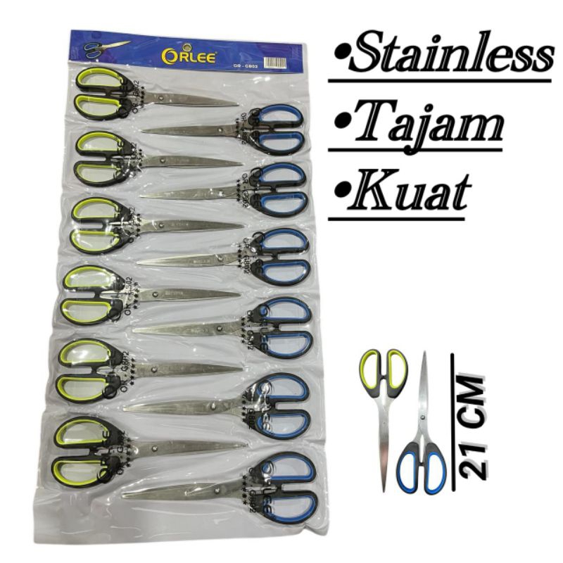 

Gunting Stainless steel Besar Tanggung Kecil (12 Pcs)