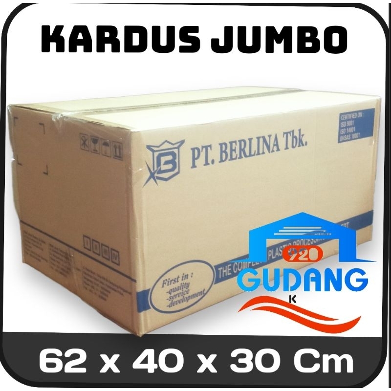 

KARDUS BEKAS JUMBO UKURAN 62 x 40 x 30 Cm