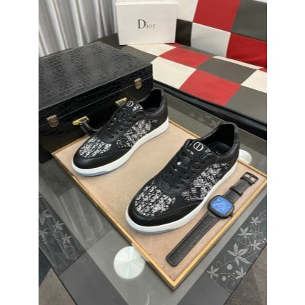 2025 Dior original lace-up low-top men's shoes