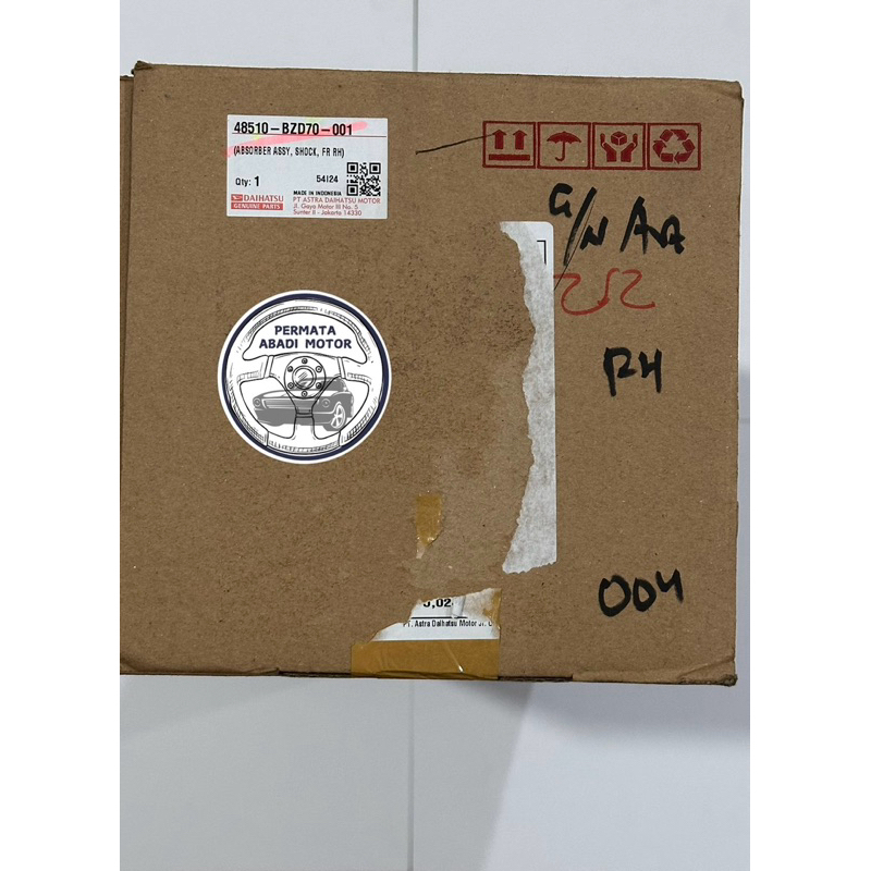 Shock Absorber FRT RH / Shock Breaker Depan RH Great New Avanza / Great New Xenia 2016-2021 Daihatsu