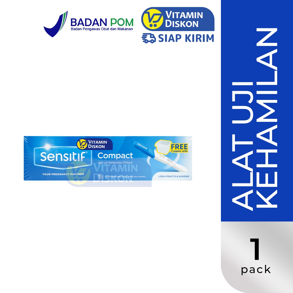 SENSITIF COMPACT - ALAT TES KEHAMILAN  1 PACK