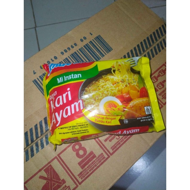 

indomie kari ayam 1 bks mi instan rasa kari ayam