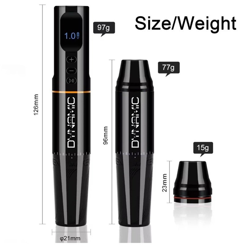 DYNAMIC X4 2025 Mesin sulam alis tanpa kabel mesin Tatto PMU sulam alis bibir eyeliner