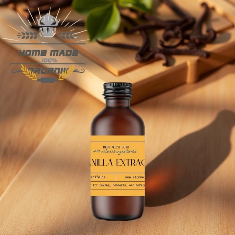 

vanilla extrak alami~halal 60ml (homemade)