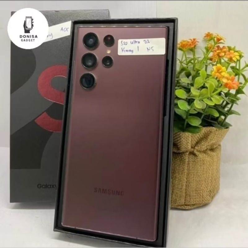 Samsung S22 Ultra - 12/256 GB - FULLSET - RESMI SEIN - Second