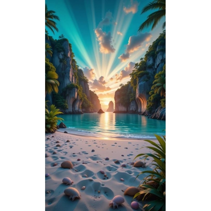 poster cetak jumbo pemandangan alam hiasan dinding pemandangan alam macam macam ukuran