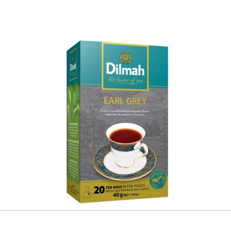 

Dilmah earl grey tea Teh celup Teh Kesehatan