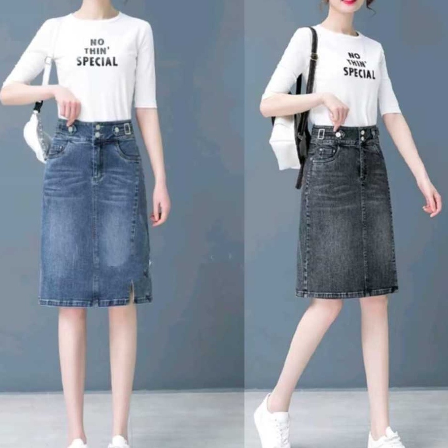 HJ6 MJ  KOREAN M SKIRT CELANA ROK JEANS PENDEK WANITA ROK KOREAN STYLE ROK CELANA WANITA Rok jeans h