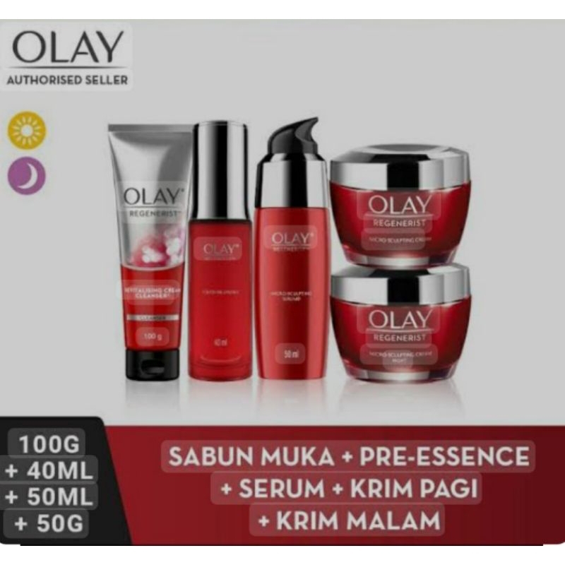 PAKET HEMAT Olay Regenerist Set Lengkap