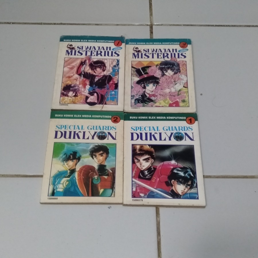 Set komik Si wajah misterius + special guardian duklyon